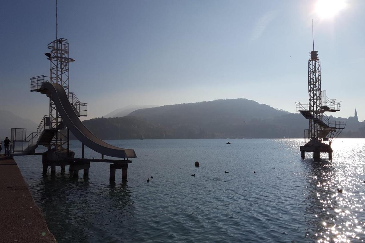 Le Grand Large - Apartment Parking & Balcony By The Lake Modern Bright Annecy Esterno foto